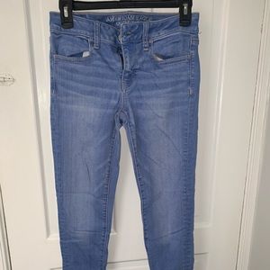 American eagle medium wash jeans!